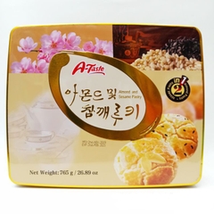 Bánh quy hạnh nhân mè đen A-Taste 765g