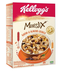 Ngũ cốc dinh dưỡng Kellogg's Mueslix Rainism & Almond Thái Lan 355g