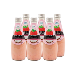 Sữa dừa vị dâu tây Thaicoco Thái Lan 300ml
