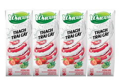 Sữa Yomost thạch trái cây vị dâu 180ml