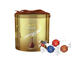 Socola Lindt Lindor Assorted Oval Tin Thuỵ Sĩ 144g