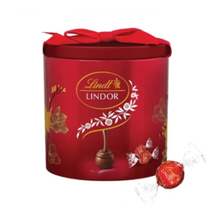 Socola Lindt Lindor Milk Oval Tin Thuỵ Sĩ 144g