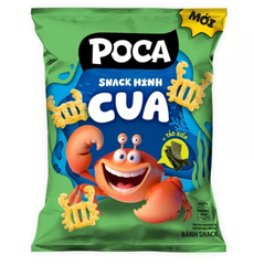 Snack hình cua vị tảo biển Poca 60g