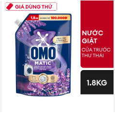 OMO Matic cửa trước khử mùi thư thái hương hoa oải hương 1.8kg