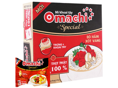 Mì Omachi Special bò hầm xốt vang thịt thật 92g