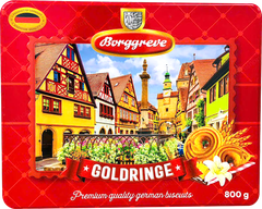 Bánh quy bơ giòn Borggreve Goldringe Ý 800g