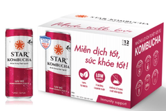 Thức uống lên men Star Kombucha vị lựu đỏ 237ml