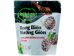 Rong biển nướng giòn trộn chà bông cá hồi Bibigo 45g