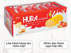 Bánh Hura cuộn dâu 150g