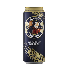 BIA LÚA MÌ ĐEN Đức APOSTEL WEISSBIER DUNKEL 5.3% 500ml (BIA ĐỤC )