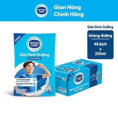 Sữa CGHL một bữa sáng không đường bịch 220ml