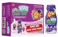 Sữa trái cây hương nho Kun chai 85ml*48