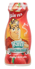 Sữa chua uống hương kem dâu Kun chai 90ml*48