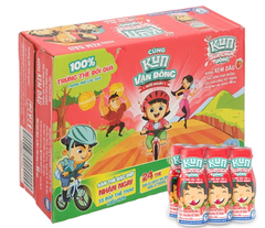 Sữa chua uống hương kem dâu Kun chai 90ml*48