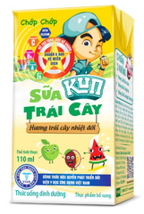 Sữa trái cây hương trái cây nhiệt đới Kun 48*110ml