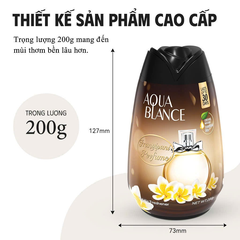 Sáp thơm khử mùi Aqua Blance hương hoa sứ Singapore 200g