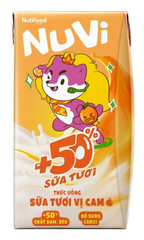 Sữa tươi vị cam Nuvi 110ml