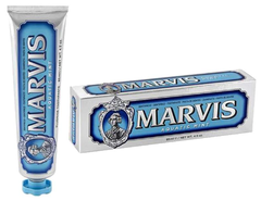 Kem đánh răng Marvis Aquatic Mint trắng răng hương bạc hà vị đại dương 85ml Ý