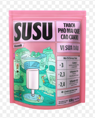 Thạch phô mai que cao Canxi Vinamilk vị sữa dâu 20g