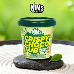 Socola sữa Nims giòn tan chảy matcha crunch Malaysia 250g