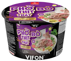 Phở bò Vifon thịt thật tô 90g