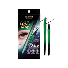Bút kẻ mắt siêu mảnh lâu trôi Nongchat Browit - Super Black 0.5g Thái Lan