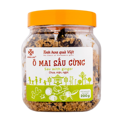 Ô mai sấu gừng Hồng Lam 200g