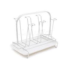 Giá úp ly cốc inox có khay Staami Hàn Quốc ST-403