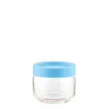 Lọ thủy tinh trơn Ocean nắp màu 2511 325ml Thái Lan