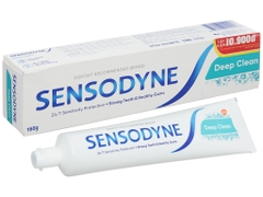 Kem đánh răng Sensodyne Deep Clean sạch sâu, giảm ê buốt 160g