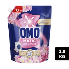 Nước giặt OMO Matic cửa trước ngăn mùi ẩm mốc 2,8kg