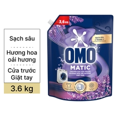 OMO matic cửa trước khử mùi thư thái hương hoa oải hương 3.6 kg