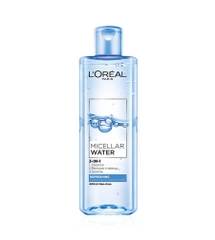 Nước tẩy trang Loreal 3in1 dành cho da dầu, da hỗn hợp 400ml Pháp
