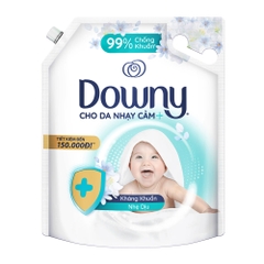 Nước xả vải Downy đậm đặc cho da nhạy cảm, kháng khuẩn dịu nhẹ 3L