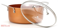 Nồi phủ sứ đáy từ Elmich Royal Classic size 24 cm EL-3700