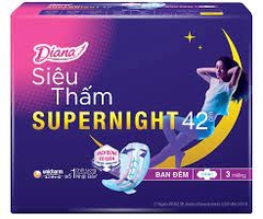 Băng vệ sinh Diana ban đêm siêu thấm 42cm 3M