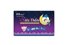 Băng vệ sinh kháng khuẩn UUCare Young Girl siêu thấm ban đêm 3M 36cm Singapore