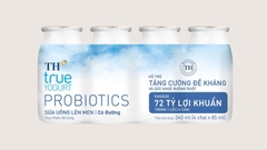 Sữa uống len men có đường Probiotics TH Truemilk 85ml