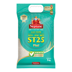 Gạo thơm ST25 Plus Neptune 5kg