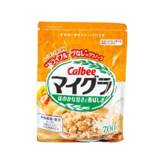 Ngũ cốc vị trái cây ăn liền  Calbee Maigura Nhật Bản 700g