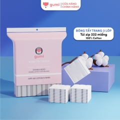 Bông tẩy trang cotton Gumi 222 miếng