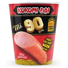 Mì ly Kokomi đại 90 tôm chua cay có thịt 90g