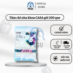 Tăm chỉ nha khoa Casa gói 100 que