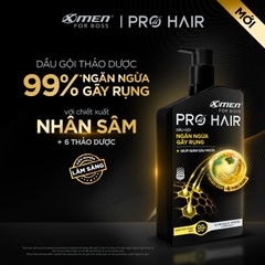 Dầu gội Xmen For Boss ngừa rụng tóc chiết xuất nhân sâm và 6 loại thảo dược 350g