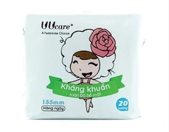 Băng vệ sinh kháng khuẩn UUCare Young Girl hàng ngày 20M 15,5cm Singapore