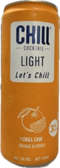 Nước trái cây lên men Chill light vị cam 330ml