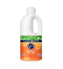 Nước rửa bát Kao Eco hương cam 1250ml Nhật Bản