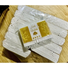 Tăm bông thân nhựa đầu xoắn Baba gói 100 que