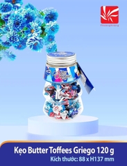 Kẹo bơ Butter Toffees nhân sữa chua hoa quả Mexico 120g