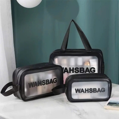 Túi đựng mỹ phẩm, đồ trang điểm da Washbag size nhỡ